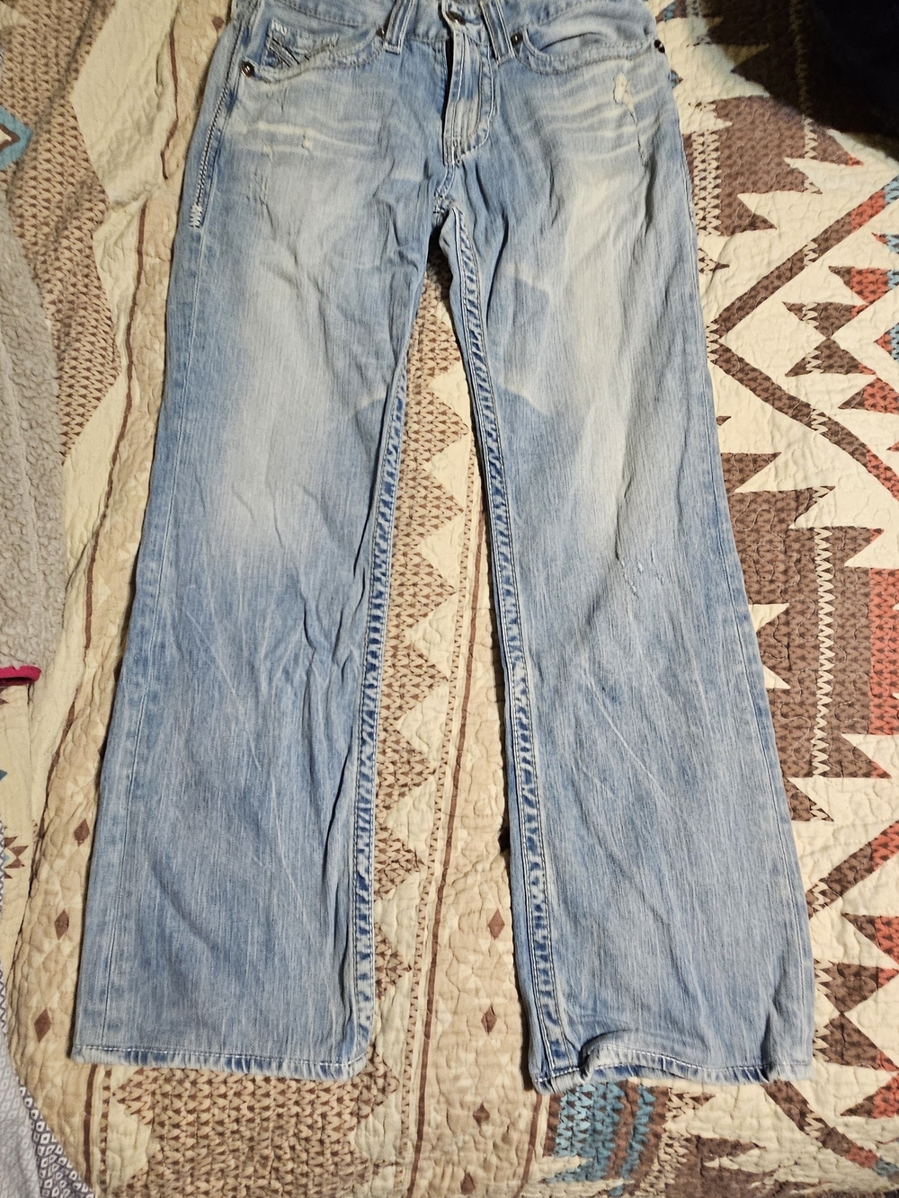 Women's Light Blue Straight-Leg Big Star Jeans